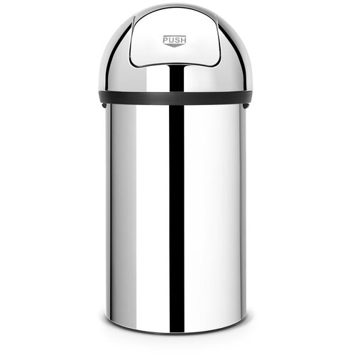 Brabantia Željezna kanta za smeće u sjajno srebrnoj boji 60 l Push Bin – Cijene