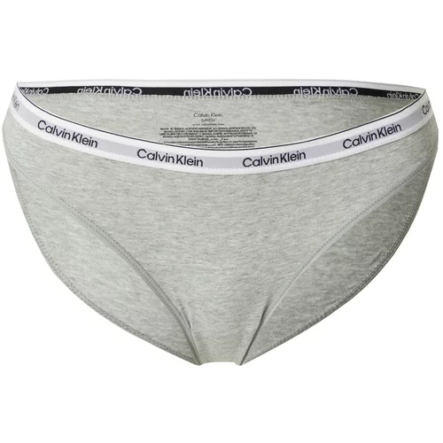 Calvin Klein Underwear Spodnje hlačke pegasto siva / bela