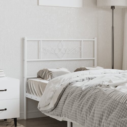  The Living Store Kovinsko vzglavje belo 75 cm - Vzglavje, (21453849) Slike