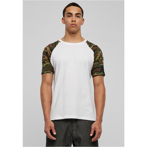 Urban Classics Raglan contrasting t-shirt wht/woodcamo Slike