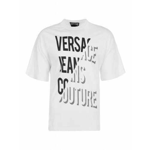 Versace Jeans Couture oversized logo-print muška majica VJ71GAHF02J00F-003 Slike