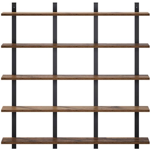  Polica na zidu Staro drvo 102 x 13.5 x 102 cm Konstruirano drvo Slike