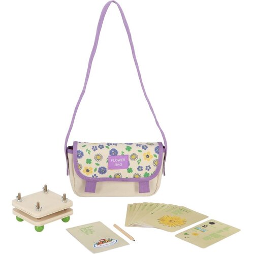 Esschert Design Igračka za igru na otvorenom Explorer Bag: Flowers &amp;ndash; Slike