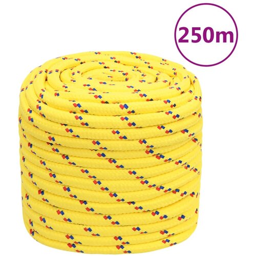vidaXL vrv za čoln rumena 16 mm 250 m polipropilen Cene