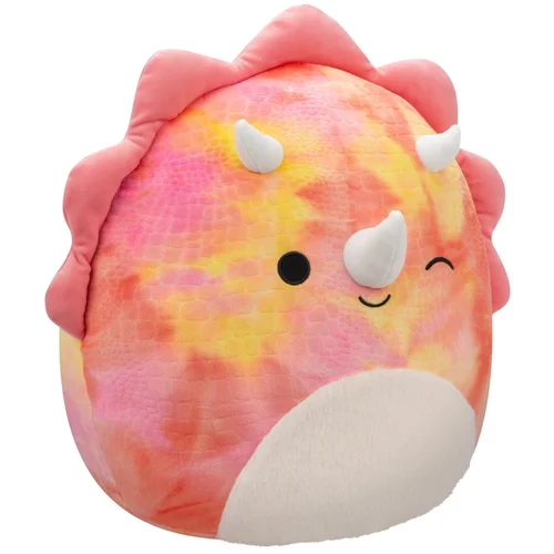 Squishmallows 40Cm W19 - Trinity - Roza Triceratops S Čupavim Trbuščićem SQCR05478