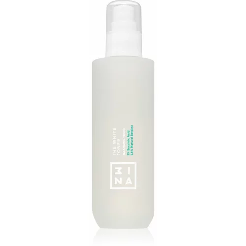 3INA The White Toner osvježavajući hidratantni tonik za smirenje kože lica 200 ml