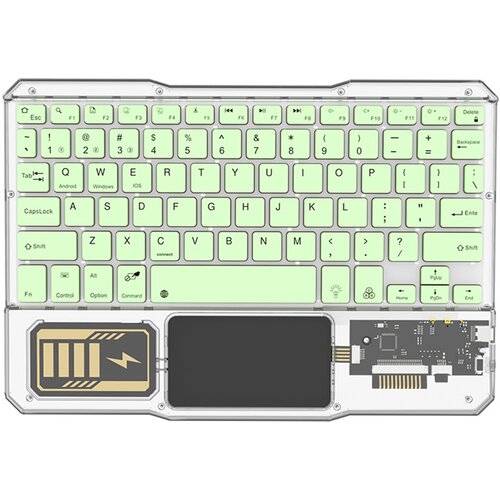 Royal Bailey Flip cover in Bluetooth Tipkovnica JT-X510-2 za Samsung tab S9 FE 10.9&amp;quot; X510/S9 11&amp;quot; X710/S8 11&amp;quot; X700/S7 11&amp;quot; T870, (21595226) Slike