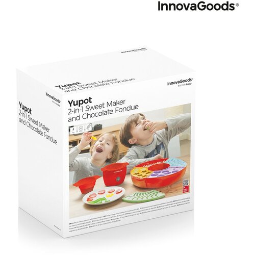 InnovaGoods Aparat za gumene bombone i čokoladni fondue 2-u-1 Yupot Slike
