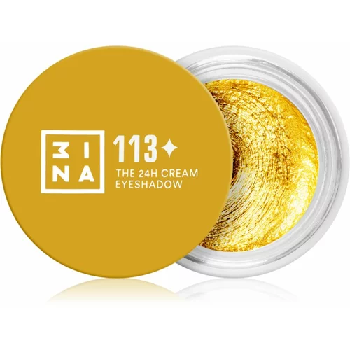 3INA The 24H Cream Eyeshadow kremasto senčilo za oči odtenek 113 Gold 3 ml