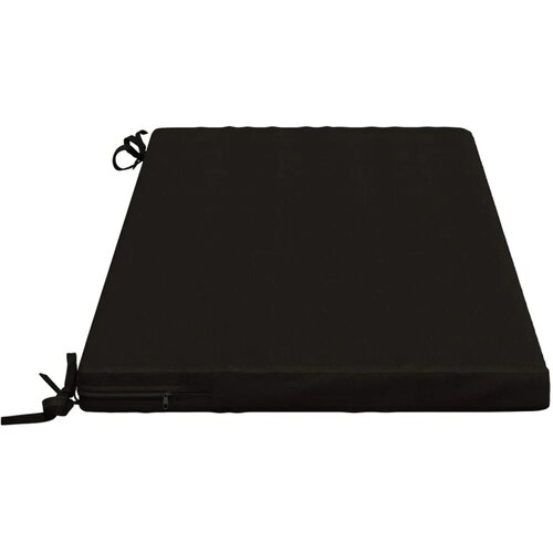  Jastučić za klupu SOEST 100% poliester Crna 110 x 50 x 5 cm - Crna 110 x 50 x 5 cm Melange Cijene