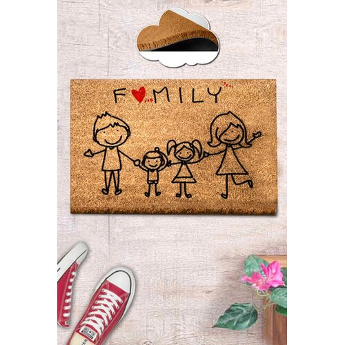 Conceptum Hypnose Mat Coco Nuclear Family, 40x60 cm, smeđa Cene