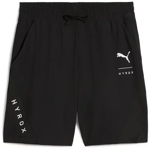 Puma Športne hlače 'HYROX|Fit 7' črna / bela