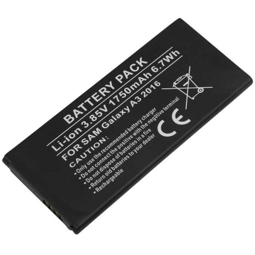 AVIZAR Združljiva baterija Samsung Galaxy A3 2016 Li-ion 3,85V 1750mAh 6,7Wh,, (5000070697) Cene