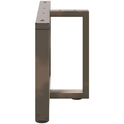  Noge za stolić T-oblika 2 kom prirodni čelik 70x25x(42-43)cm Slike