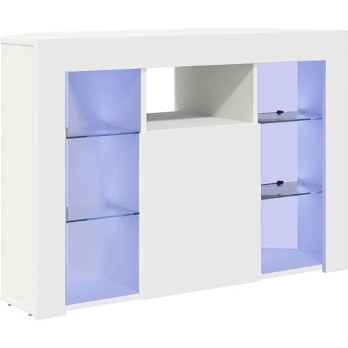  Kotni LED TV ormar Zidne Bijelo 100x40x68cm Konstruirano drvo Slike