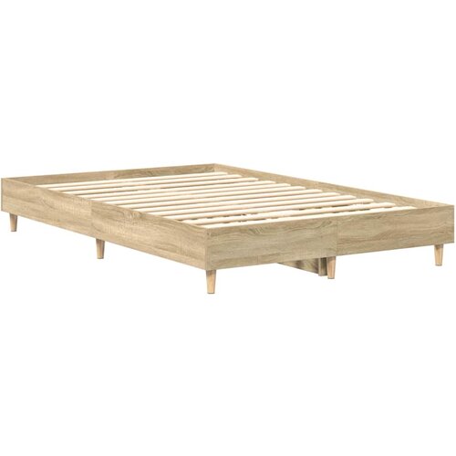 VidaXL Konstrukcija postelje Sonoma 137 x 190 cm Konstruiran les, (5000141810) Slike