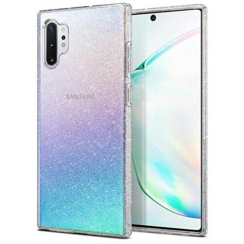 Spigen liquid crystal ovitek za samsung galaxy note 10 plus n975 prozoren z ble&amp;scaron;čicami Slike