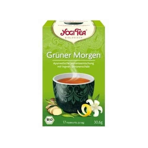 Yogi Tee grüner morgen čaj