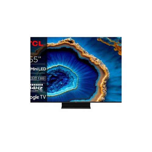 Tcl 55&amp;Prime;C805 QD-Mini LED 4K TVGoogle TV; DMI 2.1 ALLM 144Hz;144Hz Motion Clarity Pro; Dolby Atmos Slike