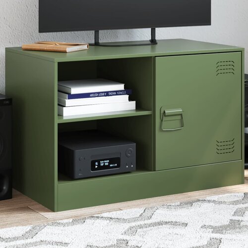vidaXL TV ormarić maslinasti 67 x 39 x 44 cm čelični Cijene