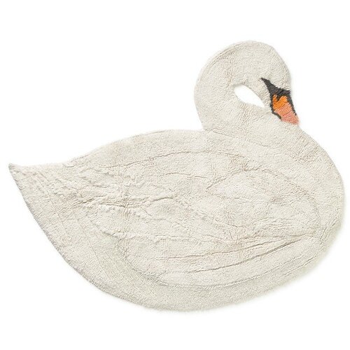 Lorena Canals Krem periv/ručno rađen pamučan dječji tepih 100x120 cm Swan &amp;ndash; Slike