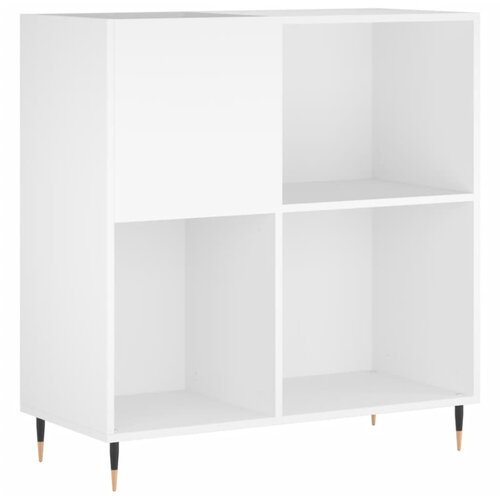 vidaXL Omarica za gramofonske plošče bela 84,5x38x89 cm inženirski les, (20801691) Cene