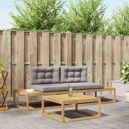  Zunanja garnitura za sedenje Bela 79 x 79 x 37 cm Poliester, (5000273030) Cene