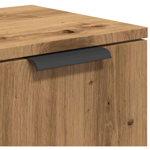 VidaXL Komoda Artisan hrast 90,5x30x70 cm izrađeno drvo Slike