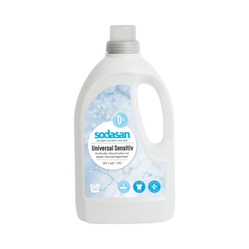 sodasan Tekoči detergent za pranje perila - Sensitiv - 1,50 l Cene
