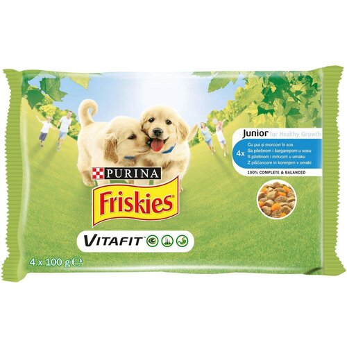 Purina friskies vitafit hrana za pse 4x100g Slike