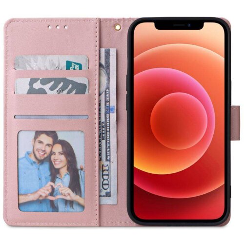  Preklopna torbica Wallet denarnica Fancy Diary Marmor Samsung Galaxy A23 - vijola Slike