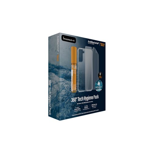 PanzerGlass čistilni ovitek za Samsung Galaxy S21+ (TPU, ClearCase, 30 ml sprej) (B7260) Slike