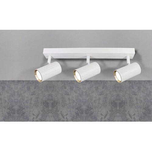  Stropna spot lampa NICEA 3xGU10/10W/230V bela Slike