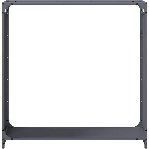  Stalak za drva antracit 90x28x90 cm Hladno valjani čelik Slike