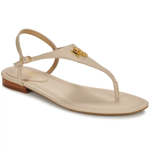Polo Ralph Lauren Sandali & Odprti čevlji ELLINGTON-SANDALS-FLAT SANDAL Bež