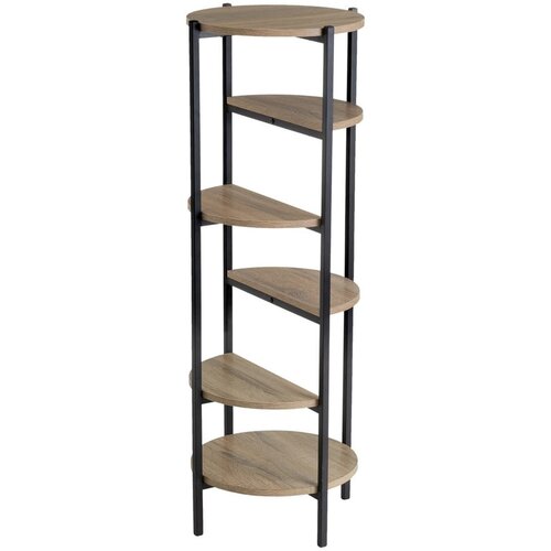 Casa Selección Črn regal v hrastovem dekorju 40x110 cm – Cene
