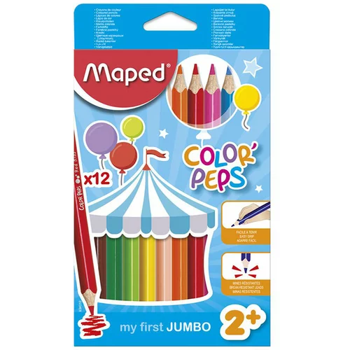 Maped Barvice Color&apos;peps Maxi, 12 kosov