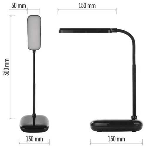 Emos z7638b Stona led lampa molly crna ( 3504 ) Slike