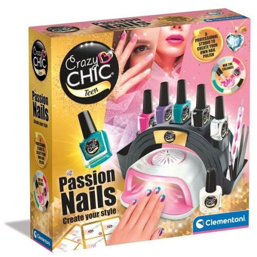 Clementoni crazy chic igračka - set za nokte 2 (8+) Slike