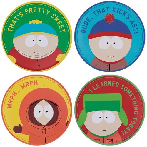 Fanattik South Park podmetači za ča&scaron;e, set od 4 Cene