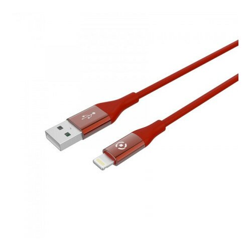 Celly USB - lighting kabl u crvenoj boji ( USBLIGHTCOLORRD ) Cene