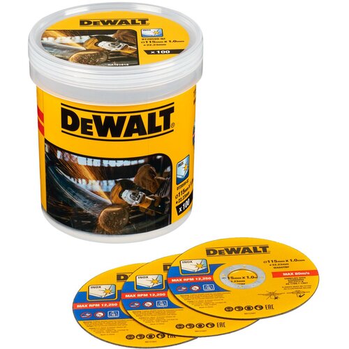 Dewalt 115MM REZALNI DISK 100X V POSODI, (5000088765) Cene