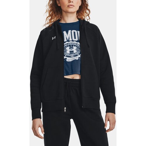 Under Armour Sweatshirt UA Rival Fleece FZ Hoodie-BLK - Ladies Slike