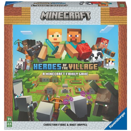Ravensburger Minecraft Heroes EN dru&amp;scaron;tvena igra 20914 Slike