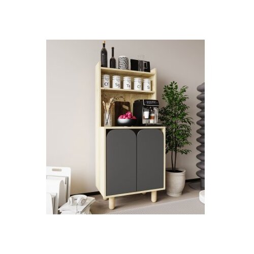 Hanah home višenamenska samostojeća polica parma 2 sapphire hrast anthracite Cene