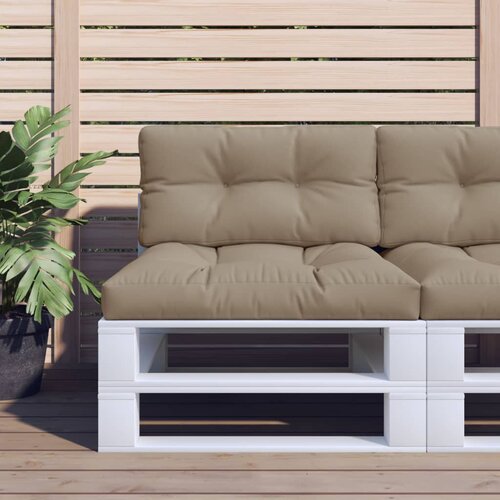 vidaXL Blazina za kavč iz palet taupe 80x40x12 cm, (21413854) Cene