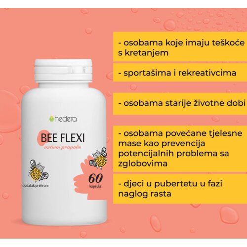 Hedera Bee Flexi, za agilnost i pokretljivost zglobova, 60 kapsula Slike