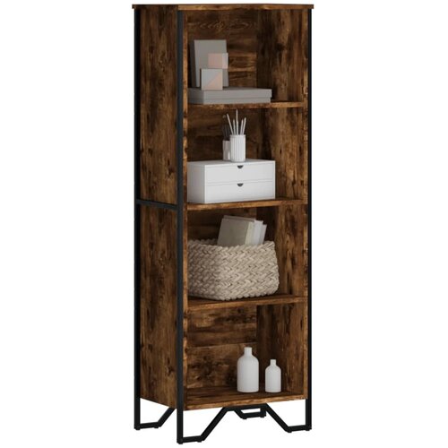 VidaXL Regal za knjige boja hrasta 50x31x137,5 cm konstruirano drvo Slike