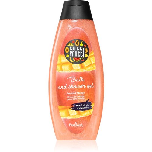Farmona Tutti Frutti Peach &amp;amp; Mango gel za prhanje in kopanje 425 ml Slike
