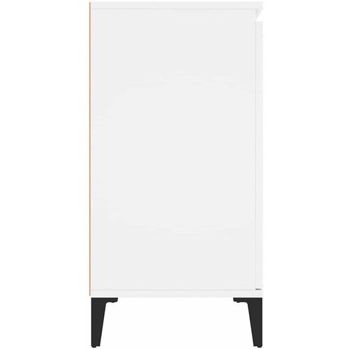  Komoda bijela 102 x 35 x 70 cm od konstruiranog drva Slike